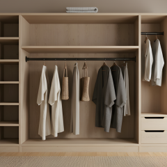 Kledingrek Caen | Zwart 26.9 mm | Plafond | DIY