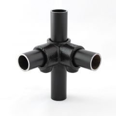 Buiskoppeling - Hoekstuk zwart - 26,9 mm