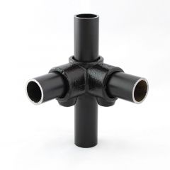 Buiskoppeling - Hoekstuk - zwart - 48,3 mm