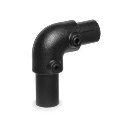 Buiskoppeling - Kniestuk 90° Zwart - 33.7mm
