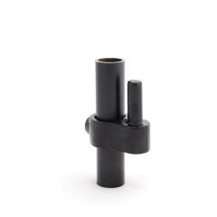 Buiskoppeling - Scharnierpen- 48,3mm - zwart