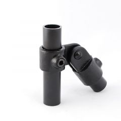 Buiskoppeling - Enkel Scharnierstuk - 33,7mm - zwart