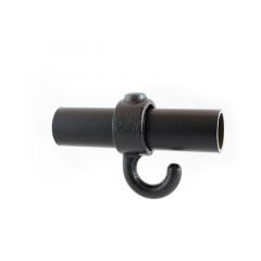 Buiskoppeling - Haak - 33,7 mm zwart