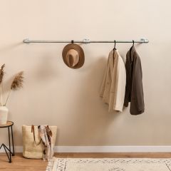 Kledingrek Cachan Duo | Staal 26.9 mm | Wand | DIY