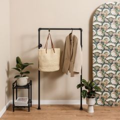 KLEDINGREK NICE | ZWART 26.9MM | WAND | DIY