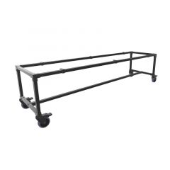 Bankje Eschen | Vierkant Zwart 25x25 mm | Wiel | DIY