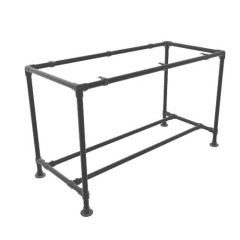 Bartafel Venice Duo | Aluminium Zwart 33.7 mm | Voet | DIY