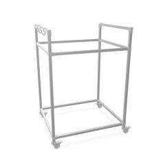 BBQ Meubel Gamba | Vierkant Staal 25x25 mm | Wiel | DIY