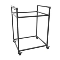 BBQ Meubel Gamba | Vierkant Zwart 25x25 mm | Wiel | DIY