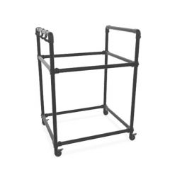 BBQ Meubel Gamba | Zwart 33.7 mm | Wiel | DIY