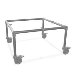 Bijzettafel Gerlos | Staal 26.9 mm | Wiel | DIY