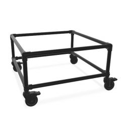 Bijzettafel Gerlos Duo | Zwart 26.9 mm | Wiel | DIY