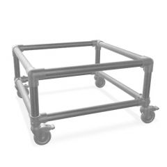 Bijzettafel Gerlos Duo | Staal 33.7 mm | Wiel | DIY