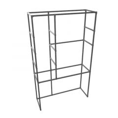 Bureau Seville | Vierkant Zwart 25x25 mm | Staand | DIY