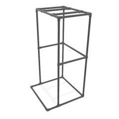 Pull up rack Fernie | Zwart 42.4 mm | Vrijstaand | DIY