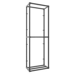 Haardhout opslag Falun Duo | Zwart 25x25 mm | Vloer | DIY