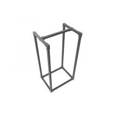 Haardhout rek Lund | Zwart 21.3 mm | Draagbaar | DIY