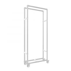 Haardhout opslag Uppsala | Staal 33.7 mm | Wiel | DIY