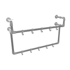 Kapstok Bath | Staal 26.9 mm | Wand | DIY