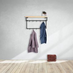 Kapstok Bath | Zwart 26.9 mm | Wand | DIY