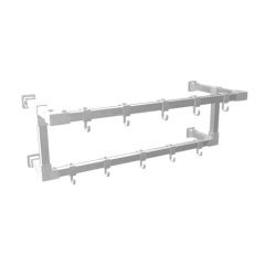 Kapstok Birmingham | Vierkant Staal 25x25 mm | Wand | DIY