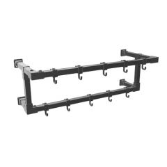 Kapstok Birmingham | Zwart 26.9 mm | Wand | DIY