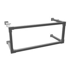 Kapstok Bristol | Vierkant Zwart 25x25 mm | Wand | DIY