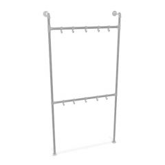 Kapstok Chester | Zwart 33.7 mm | Staand | DIY