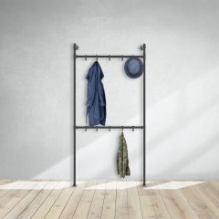 Kapstok Chester Duo | Zwart 33.7 mm | Staand | DIY