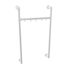 Kapstok Lincoln | Staal 33.7 mm | Wand | DIY