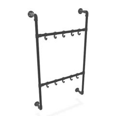 Kapstok Lincoln Duo | Zwart 33.7 mm | Wand | DIY