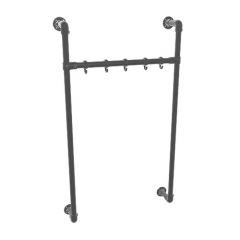 Kapstok Lincoln | Zwart 33.7 mm | Wand | DIY