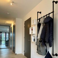 Kapstok Lincoln Duo | Zwart 26.9 mm | Wand | DIY