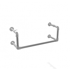 Kapstok Manchester | Staal 33.7 mm | Wand | DIY