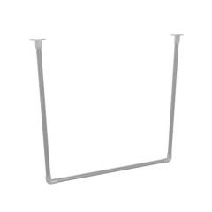 Kledingrek Caen | Zwart 26.9 mm | Plafond | DIY