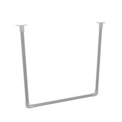 Kledingrek Caen | Staal 33.7 mm | Plafond | DIY