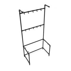 Kledingrek Cannes | Zwart 26.9 mm | Staand | DIY