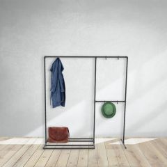 Kledingrek Lille | Zwart 26.9 mm | Voet | DIY