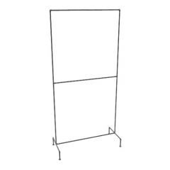 Kledingrek Marseille Duo | Zwart 21.3 mm | Voet | DIY