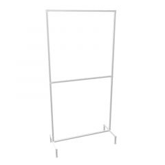 Kledingrek Marseille Duo | Vierkant Staal 25x25 mm | Voet | DIY