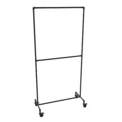 Kledingrek Montpellier | Zwart 26.9 mm | Wiel | DIY