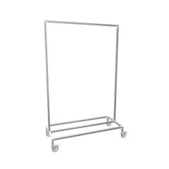 Kledingrek Montreuil | Vierkant Staal 25x25 mm | Wiel | DIY