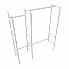 Kledingrek Nancy | Staal 26.9 mm | Staand | DIY