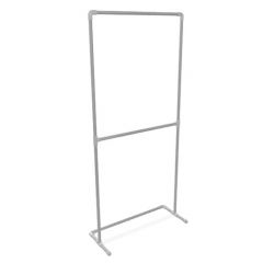 Kledingrek Nantes Duo | Staal 33.7 mm | Staand | DIY