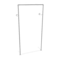 KLEDINGREK NICE | ZWART 26.9MM | WAND | DIY