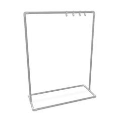 Kledingrek Pau Junior | Staal 21.3 mm | Staand | DIY