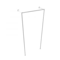 Kledingrek Torcy | Staal 33.7 mm | Vloer/Wand | DIY