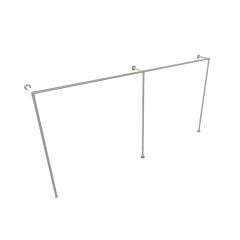 Kledingrek Toulon | Staal 26.9 mm | Vloer/Wand | DIY