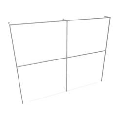 Kledingrek Tours | Staal 26.9 mm | Vloer/Wand | DIY