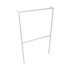 Kledingrek Trappes | Vierkant 25x25 mm | Vloer/Wand | DIY